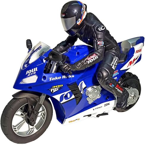 1/6 Scale Remote Control Motorcycle, 2.4GHz RC Dual-Motor Electric Two-Wheel Self-Balancing Model with Six-Axis Gyroscope, Ready-to-Run Stunt Vehicle for Adult Hobbyists in Saudi Arabia