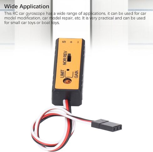 Mini RC Car Gyroscope High Stability Dual Axes Small RC Gyroscope for Drift Drive Control Vibration System 4-6V in Saudi Arabia