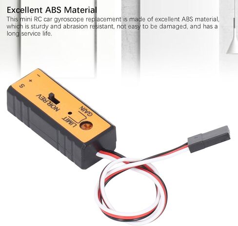 Mini RC Car Gyroscope High Stability Dual Axes Small RC Gyroscope for Drift Drive Control Vibration System 4-6V in Saudi Arabia