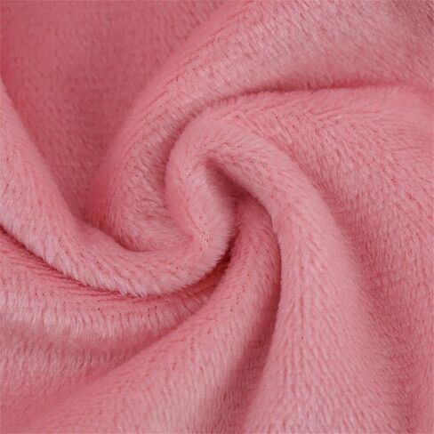 POCREATION Soft Plush Baby Security Blanket, Cuddly Bear Soother Toy for Infants with Adorable Companion, Perfect Newborn Baby Shower Registry (Pink) in Kuwait