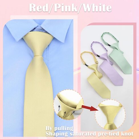 ربطة عنق Luckyvestir للسيدات، ربطة عنق سوداء للنساء، مشبك قابل للتعديل على ربطات العنق للنساء/الأطفال/الفتيات، ملحقات نسائية مقاس 35.56 سم in Kuwait