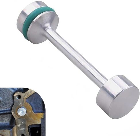 Oil Diverter, Billet Aluminum Oil Splitter Barbell for LS Engines, Fits GM Gen III & IV LS Engines LS1 LS2 LS3 LS6 LS7 LS9 LQ4 LQ9 4.8L 5.3L 6.0L 6.2L L92 LS4 L99 LSA (Silver) in Saudi Arabia