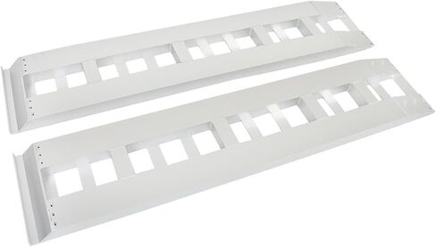 labwork 1 Pair 72 inch X 14 inch Aluminum Ramps Trailer Ramps 6500LBS Capacity for Car Trailer Truck ATV - Hook Ramp Attachment End in Saudi Arabia