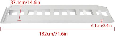 labwork 1 Pair 72 inch X 14 inch Aluminum Ramps Trailer Ramps 6500LBS Capacity for Car Trailer Truck ATV - Hook Ramp Attachment End in Saudi Arabia
