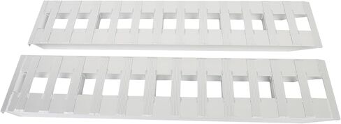 2PCS 72x14 Aluminum Ramps 6500Lbs Capacity Car Trailer Truck Hook End 1 Pair in Saudi Arabia