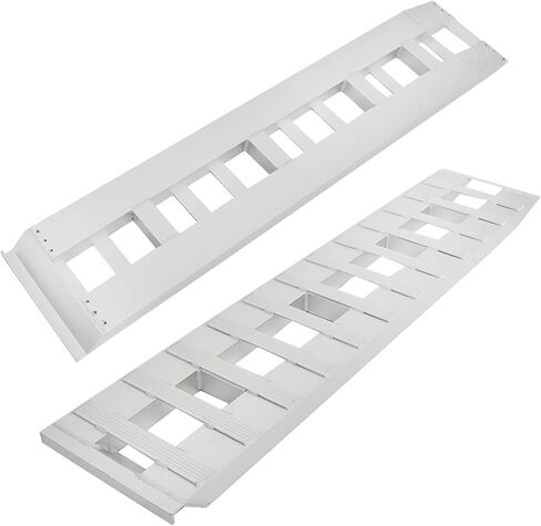 2PCS 72x14 Aluminum Ramps 6500Lbs Capacity Car Trailer Truck Hook End 1 Pair in Saudi Arabia