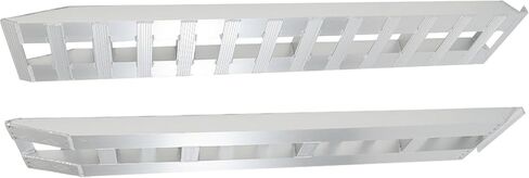 2PCS 72x14 Aluminum Ramps 6500Lbs Capacity Car Trailer Truck Hook End 1 Pair in Saudi Arabia