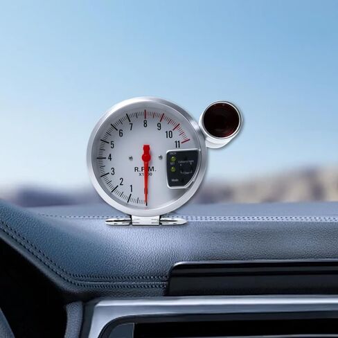 5 Inch Universal l Tachometer RPM for Cars – High-Precision RPM Gauge with 7-Color LED Backlight, 12V Programmable Shift Light – Easy Install for Racing & Daily Driving in Kuwait