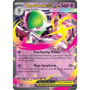 Pokemon - Mega Gardevoir ex - 060/132 - ME01: Mega Evolution (MEG) - Double Rare - Single Card in Kuwait