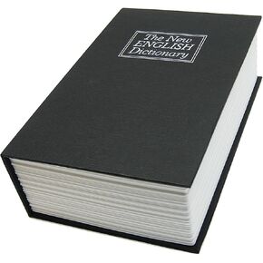 BlueDot Trading Dictionary Diversion Safe with Lock and (2) Keys Secret Book Safe with Faux Pages for Hidden Cash, Jewelry, Passports, or Other Valuables, Small, Green in Saudi Arabia