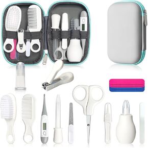 Baby Healthcare and Grooming Kit, Baby Safety Care Set, Baby Electric Nail Trimmer Set Newborn Nursery Health Care Set for Newborn Infant Toddlers Baby Boys Girls Kids (Pink-19 Kits) in Kuwait