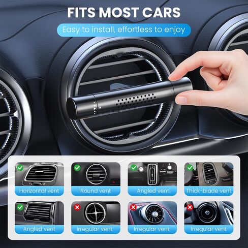 موزع معطر هواء للسيارة، مشابك تنفيس لعطور السيارات للزيوت العطرية، هدية إكسسوارات تزيين عطور السيارات العالمية in Kuwait