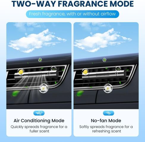 موزع معطر هواء للسيارة، مشابك تنفيس لعطور السيارات للزيوت العطرية، هدية إكسسوارات تزيين عطور السيارات العالمية in Kuwait