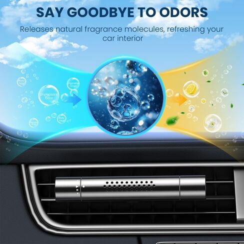 موزع معطر هواء للسيارة، مشابك تنفيس لعطور السيارات للزيوت العطرية، هدية إكسسوارات تزيين عطور السيارات العالمية in Kuwait
