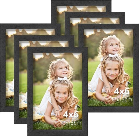 ATOBART 8x10 OAK إطار صور من الخشب الطبيعي، 2 حزمة إطارات صور من الزجاج الحقيقي معرض للتعليق على الحائط الأمامي للجدار وعرض الطاولة، مجموعة من 2 in Kuwait