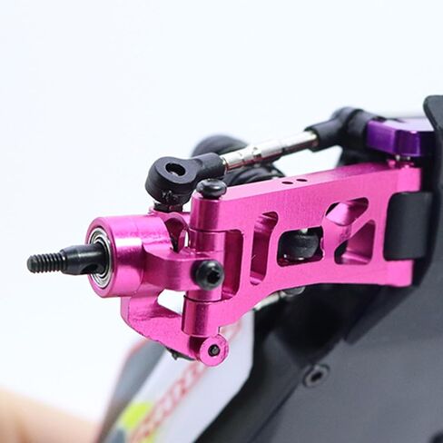 مفاصل توجيه معدنية C محاور أذرع تعليق CVD عمود لسيارة 1/24 Losi Micro b Rc 2WD ترقيات لوحة هيكل العربة (مجموعة 1 وردي) in Kuwait