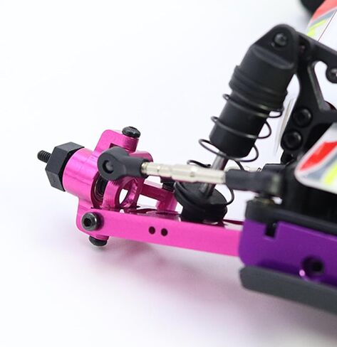 مفاصل توجيه معدنية C محاور أذرع تعليق CVD عمود لسيارة 1/24 Losi Micro b Rc 2WD ترقيات لوحة هيكل العربة (مجموعة 1 وردي) in Kuwait
