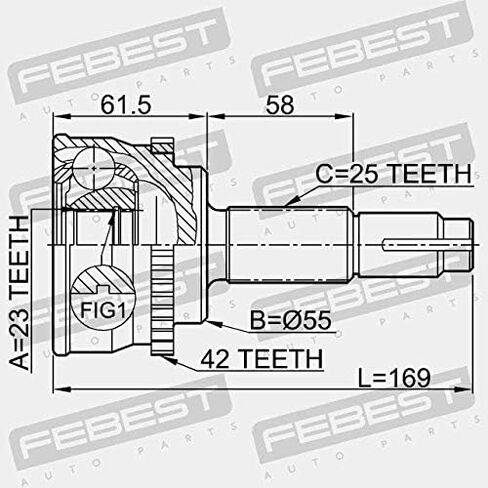 وصلة السيرة الذاتية الخارجية 23X55X25 فبراير 0210-062A42 OEM 39211-2N560 in Saudi Arabia