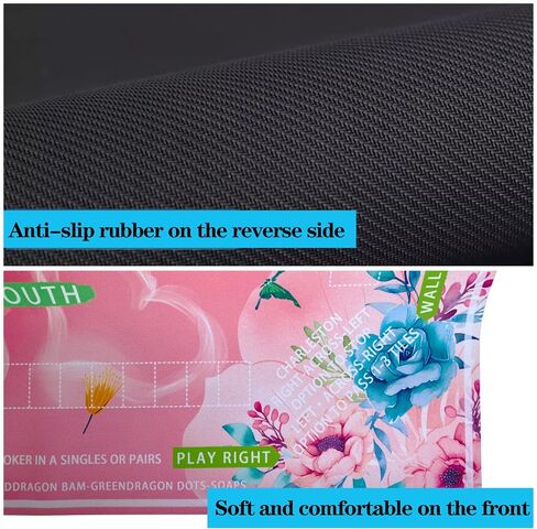 Pittera Mahjong mat for Table with Drawstring Bag/31.5Inch/American Mahjong Table Cloth with Rules mats， Noise Reduction Anti-Slip for Game/Poker/Board Games/Card Games/Dominoes (Green) in Saudi Arabia