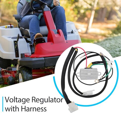 Voltage Regulator with Harness Replaces 136-7879 Compatible with Exmark Quest Radius E/S Series and Toro TimeCutter/Titan/Z-Master in Saudi Arabia