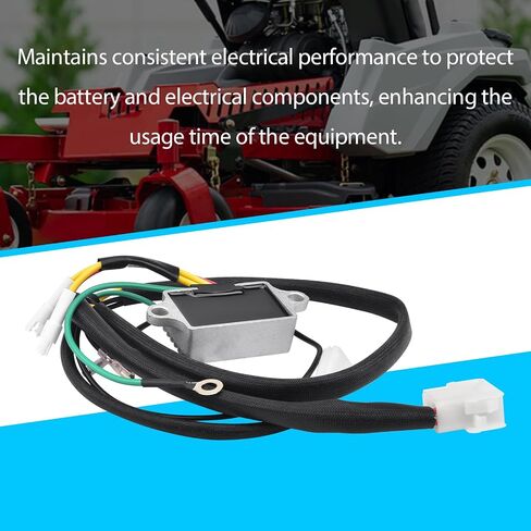 Voltage Regulator with Harness Replaces 136-7879 Compatible with Exmark Quest Radius E/S Series and Toro TimeCutter/Titan/Z-Master in Saudi Arabia