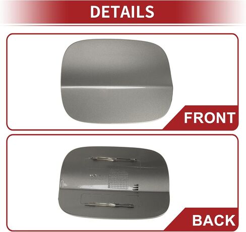 ACROPIX Fuel Tank Door Cap for Audi Q5 8RB 2010-2016 Fuel Filler Flap Cover for Audi SQ5 8RB 2013-2017 Clip Type No.8R0809907A/8R0809999B White ABS in Saudi Arabia