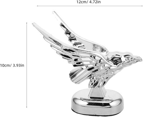 Hood Ornament Eagle Car Decoration for Trucks Cars Durable Plastic Hood Decor Badge Eye Catching Vehicle Exterior Accessory in Saudi Arabia