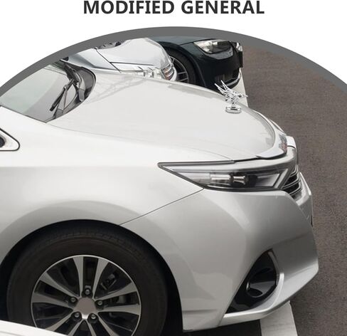 Hood Ornament Eagle Car Decoration for Trucks Cars Durable Plastic Hood Decor Badge Eye Catching Vehicle Exterior Accessory in Saudi Arabia