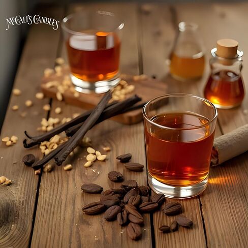 شموع ماكول | كمثرى متبلة | شمعة معطرة بفتيلين 16 أونصة | الولايات المتحدة الأمريكية-سكب | جرة ميسون عتيقة بمقبض للحمل | عطر الكمثرى العصير والقرفة والفواكه in Kuwait