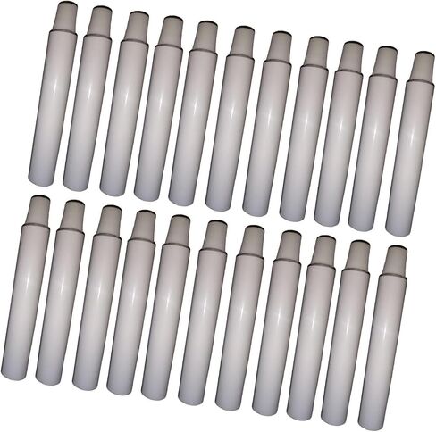 Empty Aluminum Paint Tubes,Packing Sample Bottles Toothpaste Storage for Other Kinds of Paints Acrylic Oil Trip, 20Pcs 10ml in Saudi Arabia
