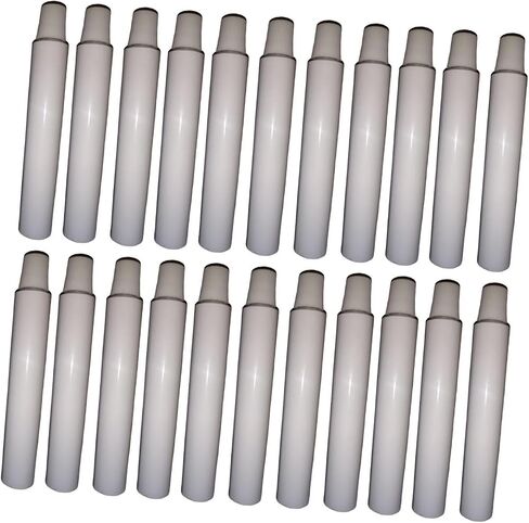 Empty Aluminum Paint Tubes,Packing Sample Bottles Toothpaste Storage for Other Kinds of Paints Acrylic Oil Trip, 20Pcs 10ml in Saudi Arabia