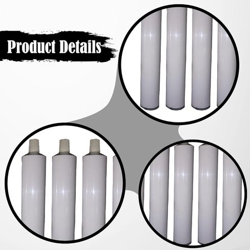 Empty Aluminum Paint Tubes Packing Sample Bottles Multifunctional Refillable Container for Handcream Storing Gouaches Artists, 10Pcs 120ml in Saudi Arabia