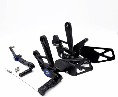 PROCNC Motorcycle Aluminum Rearsets Foot pegs Rear sets Footrest Fit for Yamaha YZF R1 R1M 2019 2020 2021 2022 2023 2024 2025 (Black) in Saudi Arabia