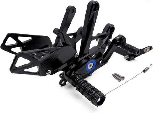 PROCNC Motorcycle Aluminum Rearsets Foot pegs Rear sets Footrest Fit for Yamaha YZF R1 R1M 2019 2020 2021 2022 2023 2024 2025 (Black) in Saudi Arabia