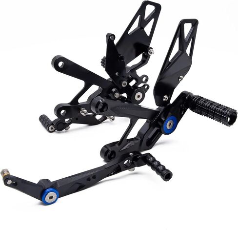PROCNC Motorcycle Aluminum Rearsets Foot pegs Rear sets Footrest Fit for Yamaha YZF R1 R1M 2019 2020 2021 2022 2023 2024 2025 (Black) in Saudi Arabia