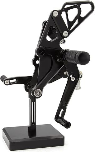 CNC MT07 13-20 Motorcycle Adjustable Rearsets Foot Pegs Rear Set Footpeg Brake Shift Pedal Compatible with MT-07 MT07 FZ-07 FZ07 2013 2014 2015 2016 2017 2018 2019 2020/ XSR700 2015-2018 Black in Saudi Arabia