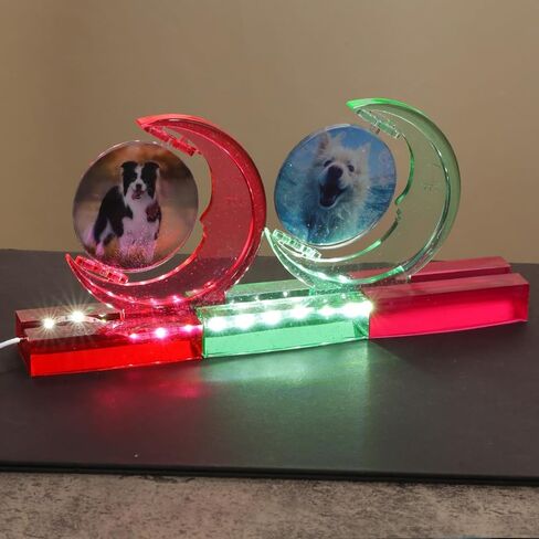 Fashionable Rotatable Sun and Moons Photo Frame Mold Sturdy Silicone Picture Display Storage Rack for Home in Saudi Arabia