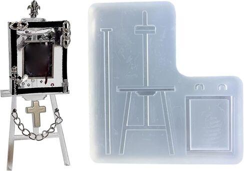 Photo Frame Resin Mold Silicone for Epoxy Casting Hand-Painted Ease Photos Display Tools Molds Silicone in Saudi Arabia