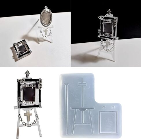 Photo Frame Resin Mold Silicone for Epoxy Casting Hand-Painted Ease Photos Display Tools Molds Silicone in Saudi Arabia