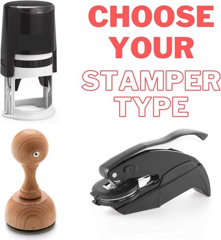 STAMPI Custom Book Embosser or Personalized Book Stamp – from The Library of Design | Swords, Cats, Dragon, Coffee & Floral Options | Gift for Book Lovers & Readers (Cat Set) in Saudi Arabia