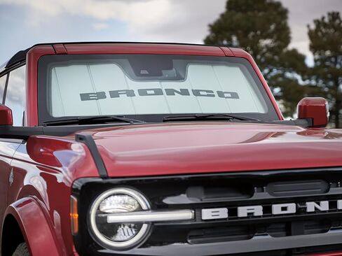 Ford UVS 100 Custom Sunscreen for Ford Bronco | Features Bronco Logo and Fits 2021-2025 | VM2DZ78519A02A in Saudi Arabia