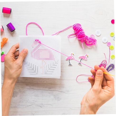 Angoily 3sets Canvas Sheets Flexible Crafting Sewing Pads for Cross Stitch Yarn Projects and DIY Embroidery Durable and Easy to Cut Mesh Crafting Tools 12pcs*3 in Saudi Arabia
