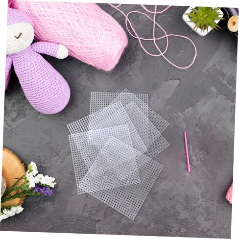 Angoily 3sets Canvas Sheets Flexible Crafting Sewing Pads for Cross Stitch Yarn Projects and DIY Embroidery Durable and Easy to Cut Mesh Crafting Tools 12pcs*3 in Saudi Arabia