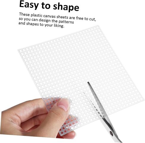 Angoily 3sets Canvas Sheets Flexible Crafting Sewing Pads for Cross Stitch Yarn Projects and DIY Embroidery Durable and Easy to Cut Mesh Crafting Tools 12pcs*3 in Saudi Arabia