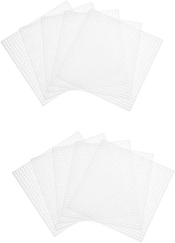 DOITOOL 2sets Mesh Sheets for Cross Stitch and DIY Crafts Quilting Canvas Pads for Yarn Crafting Embroidery Accessories with Smooth Surface and Excellent Durability 12pcs*2 in Saudi Arabia