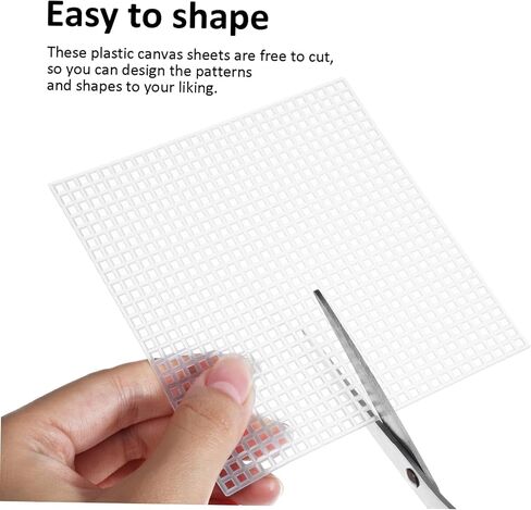 DOITOOL 2sets Crafting Mesh Sheets for Cross Stitch and Embroidery Knitting Canvas Pads Durable and Flexible for DIY Projects and Yarn Crafting 12pcs*2 in Saudi Arabia