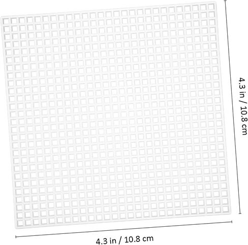 DOITOOL 2sets Crafting Mesh Sheets for Cross Stitch and Embroidery Knitting Canvas Pads Durable and Flexible for DIY Projects and Yarn Crafting 12pcs*2 in Saudi Arabia