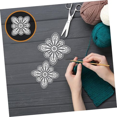 Gogogmee 15Pcs DIY Plastic Mesh Sheets for Crafting Versatile Embroidery Cross Stitching Pads with Unique Petal Shaped Design for Creative Projects in Saudi Arabia