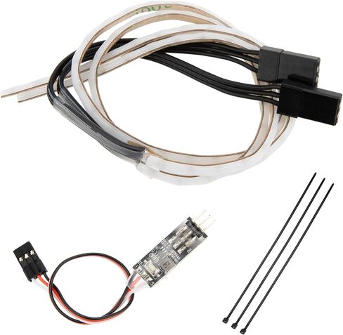 MEUS سباق RC LED أضواء سوط شريط إضاءة قابل للقص لمحور SCX24 Traxxas TRX4M 1/24 1/18 RC الزواحف ترقيات in Saudi Arabia