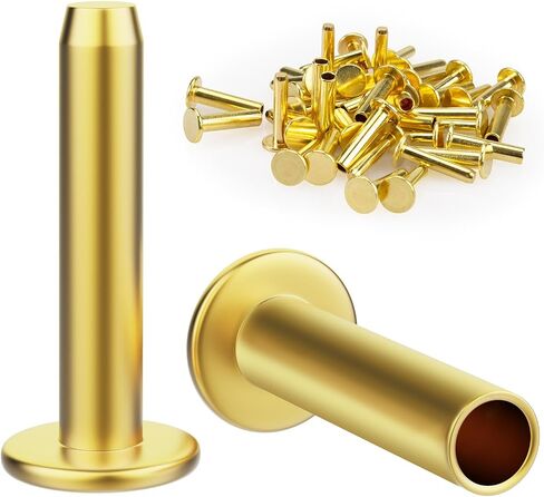 Living house For Cutlery Rivets 5/16" x 5/8" Knife Making Handle Pins Brass 12 sets in Saudi Arabia